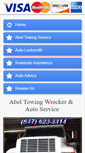 Mobile Screenshot of abeltowingautoservice.com